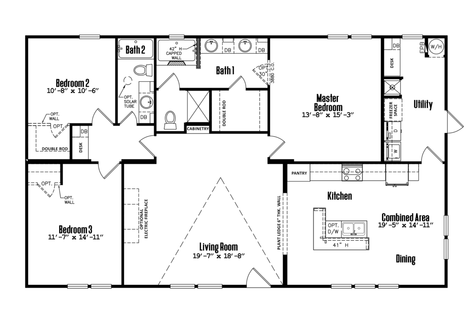 Doublewide H-32×56-32D - Legacy Housing Corporation