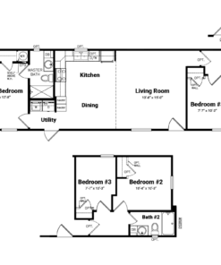 Alternative view of NEW 2026 Singlewide S-16x64-32C SHED